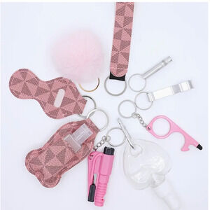 10pcs Women's Safety Set with Whistle, Window Breaker, Spray, & More-Lightweight